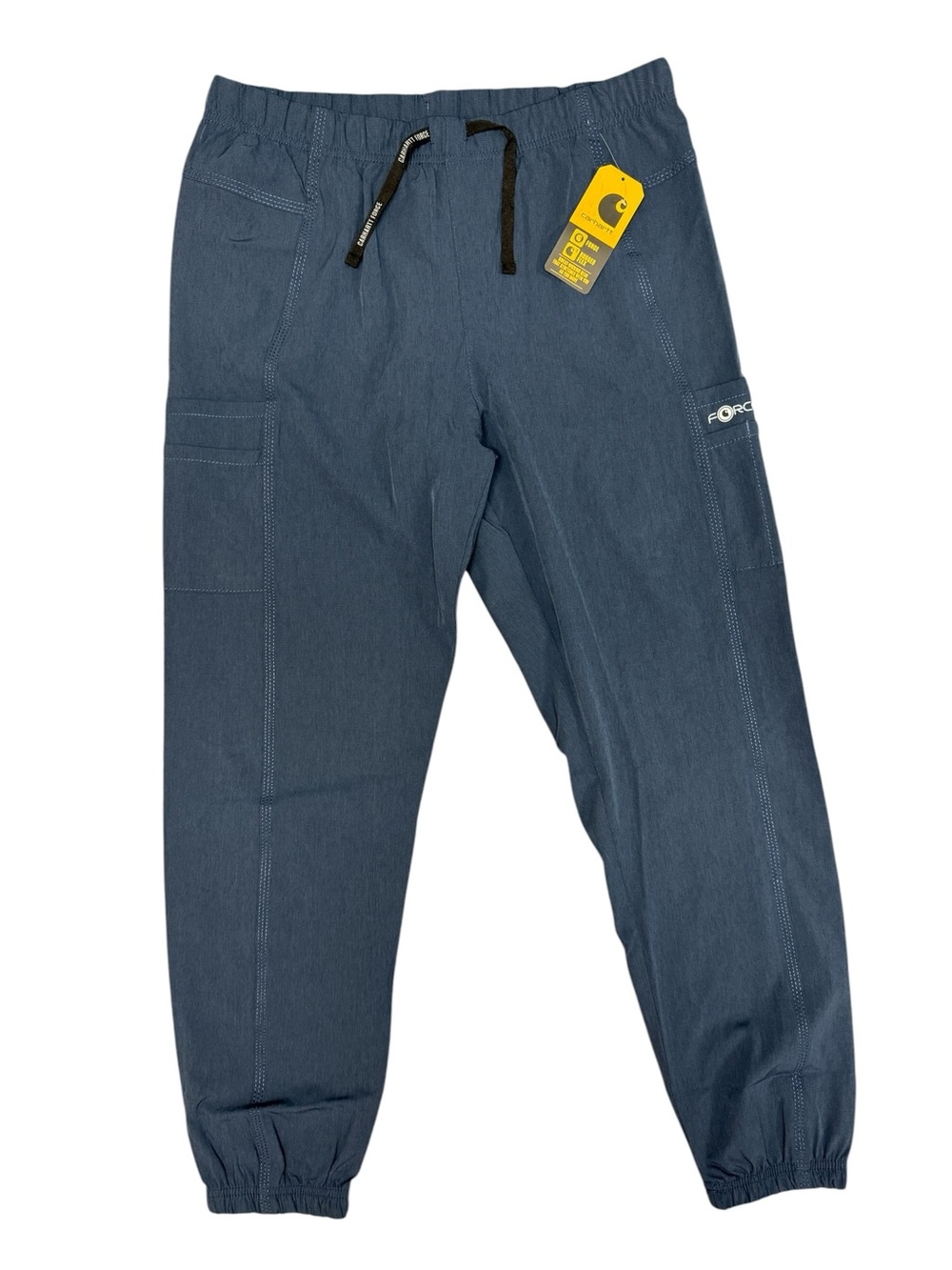 Carhartt Force Cross-Flex Modern Fit Joggers Scrub Pants Blue Womens Medium NEW